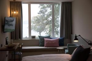Posezení v ubytování Hotel Strandleben