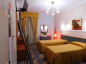 Postel nebo postele na pokoji v ubytování Hotel Blumentag