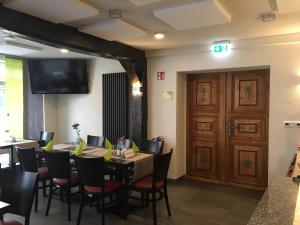 Posezení v ubytování Fachwerk-Hotel Eisenbart