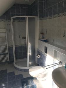 Kúpeľňa v ubytovaní Harrachov 571