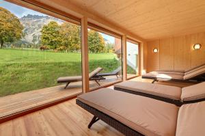 Garður fyrir utan Hotel Jagdhof