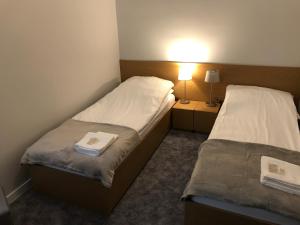 Postel nebo postele na pokoji v ubytování 7 Rooms MTP