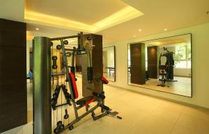 Fitness centrum a/nebo fitness zařízení v ubytování Blanket Hotel & Spa