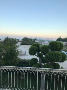 a view of a park behind a fence at Hotel Boutique Il Castellino Relais in Vieste