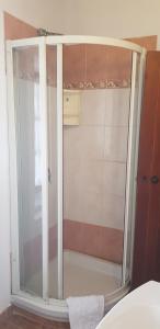 Koupelna v ubytování Villa Thermopilon