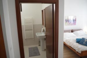 Koupelna v ubytování Alla Torre B&B