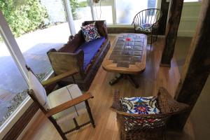 A seating area at Agroturismo Ibarra
