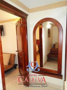 Istumisnurk majutusasutuses Hotel Caluva