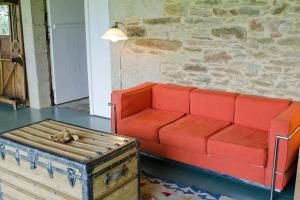 A seating area at Pazo de Verdes
