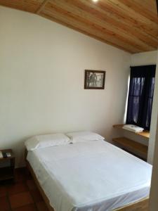 Hotel Pizzeria Opera Tolú客房内的一张或多张床位