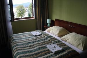 Postel nebo postele na pokoji v ubytování Hotel Terasa