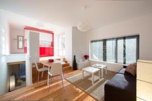 Area soggiorno di Quercus Appartements contactless check-in