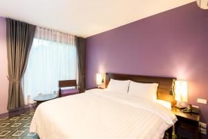 Postel nebo postele na pokoji v ubytování Lilac Relax-Residence
