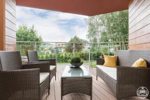 Balkón alebo terasa v ubytovaní Grace Apartment I