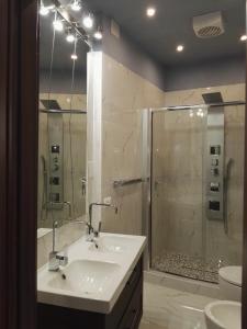 Koupelna v ubytování B&B Pescara Centro Luxury Suite