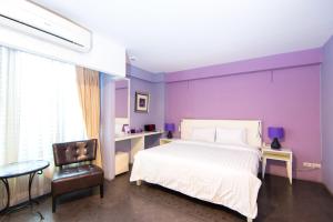 Postel nebo postele na pokoji v ubytování Lilac Relax-Residence