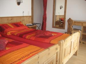Letto o letti in una camera di Logis de la Licorne