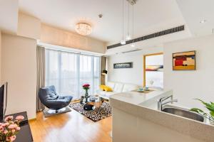 Posezení v ubytování S6 Service Apartment（Chengdu Chunxi Road Taikoo Li Branch）