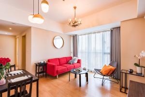 Posezení v ubytování S6 Service Apartment（Chengdu Chunxi Road Taikoo Li Branch）