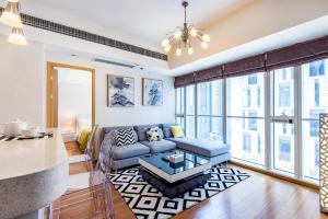 Posezení v ubytování S6 Service Apartment（Chengdu Chunxi Road Taikoo Li Branch）