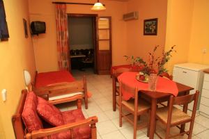 Posezení v ubytování Argo Apartments
