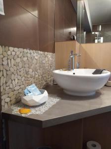 Kúpeľňa v ubytovaní Business Apartments + 37 fotografií
