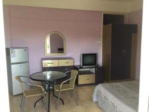 Μια τηλεόραση ή/και κέντρο ψυχαγωγίας στο BR Apartment & Studios