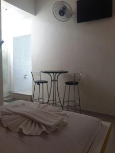 TV a/nebo společenská místnost v ubytování Motel Delamar (Adult Only)