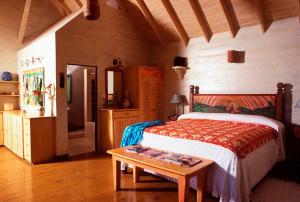 Letto o letti in una camera di The Caves
