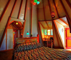Letto o letti in una camera di The Caves