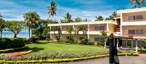 A garden outside Bedarra Beach Inn