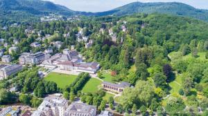 Blick auf No1 Apartment Baden-Baden aus der Vogelperspektive