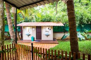 Ein Garten an der Unterkunft Lazy Frog Guest House