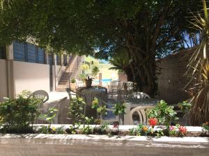 Taman di luar Pousada Martin Fierro