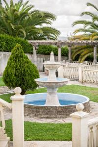 ヴァレンサにあるCasa da Quinta Novaの中庭の噴水