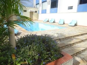 Der Swimmingpool an oder in der Nähe von Antico Plaza Hotel
