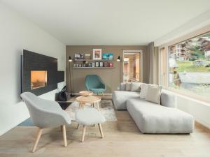 Istumisnurk majutusasutuses OVERLOOK Lodge by CERVO Zermatt