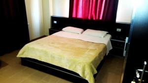 Voodi või voodid majutusasutuse Hotel Alpet toas