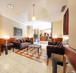 Posezení v ubytování Hotel Traiano