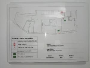 Půdorys ubytování Hostal Brisas de Conil