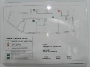 Půdorys ubytování Hostal Brisas de Conil