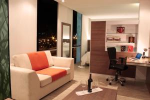 Posezení v ubytování SHG Bogotá 100 Design Hotel