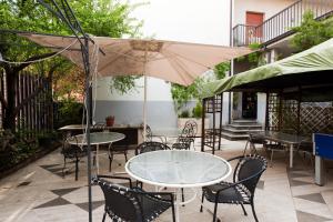 Patio nebo venkovní prostory v ubytování Hotel Letizia