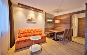Posezení v ubytování Hotel Garni Fiegl Apart