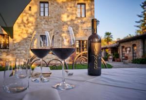 Nápoje v ubytování Castello Di Tornano Wine Relais