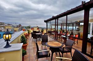 A balcony or terrace at Amber Hotel & Spa