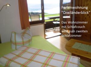 Uma cama ou camas num quarto em Sohlerhof