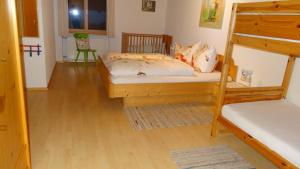 Uma cama ou camas num quarto em Sohlerhof