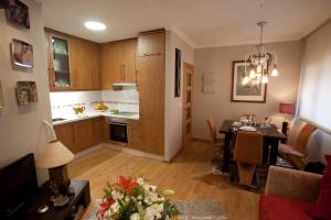Dapur atau dapur kecil di Apartamento Spellos