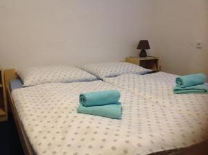 A bed or beds in a room at Privat Monika